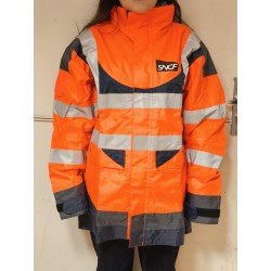 Parka orange SNCF